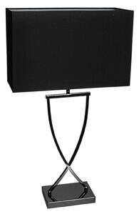By Rydéns Omega stolní lampa chrom/černá výška 69 cm