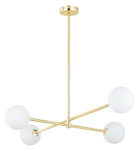TK Lighting - Vysoká stropní lampa Sarius Gold 4