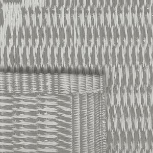 Venkovní koberec 60 x 105 cm šedý JALNA