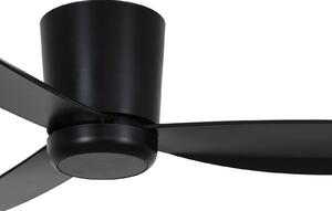 Stropní ventilátor Beacon se světelným polem černý 137 cm tichý