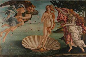 Vliesové fototapety, rozměr 375 cm x 250 cm, zrození Venuše - Sandro Botticell, DIMEX MS-5-0249