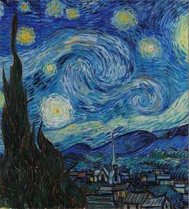 Vliesové fototapety, rozměr 225 cm x 250 cm, hvězdná noc - Vincent Van Gogh, DIMEX MS-3-0250