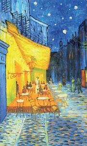 Vliesové fototapety, rozměr 150 cm x 250 cm, terasa kavárny v noci - Vincent Van Gogh, DIMEX MS-2-0251