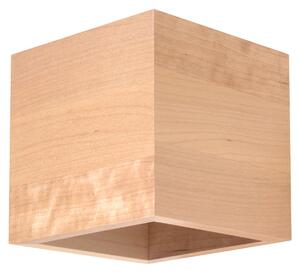 Sollux Lighting Nástěnné svítidlo QUAD přírodní dřevo