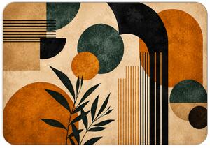PokojovaDekorace.cz, Prostírání – Retro geometrie s listy, 43x30cm
