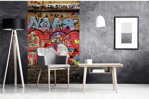 Vliesové fototapety, rozměr 150 cm x 250 cm, graffiti ulice, DIMEX MS-2-0321