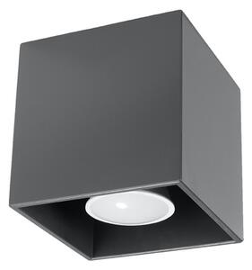 Sollux Lighting Stropní lampa QUAD 1 antracitová