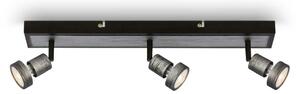 BRILONER LED bodové svítídlo, 48 cm, 3x GU10, 4,9 W, 460 lm, antická stříbrná BRI 2927-034
