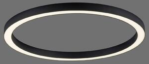 Stropní svítidlo PURE Lines LED, kulaté Ø70 cm, antracitová barva