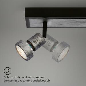 BRILONER LED bodové svítídlo, 48 cm, 3x GU10, 4,9 W, 460 lm, antická stříbrná BRI 2927-034
