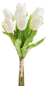 Pěnový tulipán bílý puget 7 ks