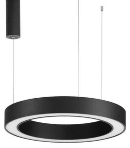 Nova Luce Morbido LED kruhové závěsné svítidlo CCT s ovladačem ⌀600mmČerná