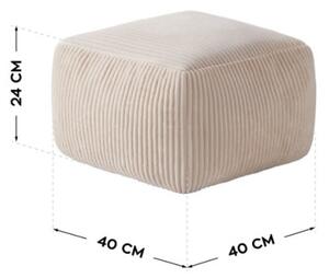 Sedací pytel s podnožkou COMFY 3.0 béžový
