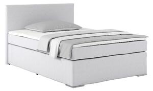 Postel Boxspring Nero, 140 x 200 cm, bílošedá