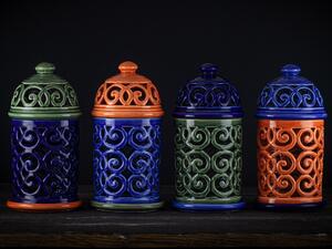 Keramika Vanya Aromalampa královská modř