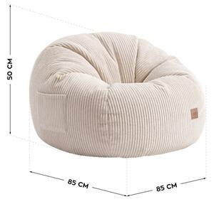 Sedací pytel s podnožkou COMFY 3.0 béžový
