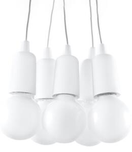 Sollux Lighting Závěsné svítidlo DIEGO 5 bílé