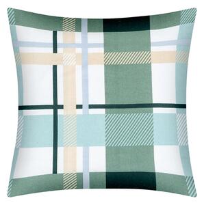 Bellatex Povláček flanelový 40x40 cm Kostka Zelená,Bílá