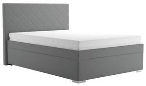 Čalouněná postel KLARA 140/200cm, šedá