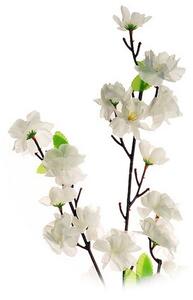Umělá Sakura, 3 výhonky, v. 66 cm, bílá