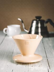 Keramika Vanya Dripper - překapávač na kávu - ecru