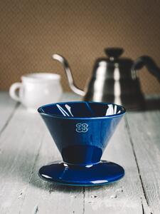 Keramika Vanya Dripper - překapávač na kávu - kobalt