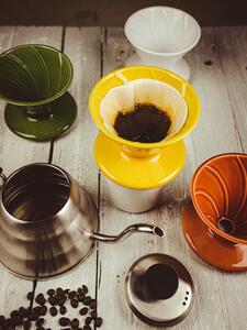 Keramika Vanya Dripper - překapávač na kávu - černý matný