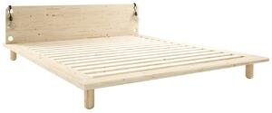 Dřevěná dvoulůžková postel Karup Design Peek 160 x 200 cm
