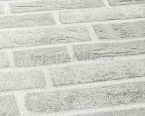 Vliesové tapety na zeď Trendwall 37160-1, rozměr 10,05 m x 0,53 m, cihla šedá, A.S. CRÉATION