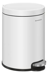 SONGMICS Odpadkový koš Jelis 6 L bílý