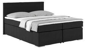 Postel Boxspring NERO PL: 160/200 cm, černá
