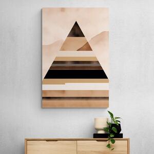 Obraz abstraktní tvary pyramida