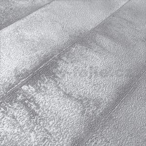 Vliesové tapety na zeď Avalon 31616, rozměr 10,05 m x 0,53 m, omítkovina v pruzích stříbrno-šedá, Marburg