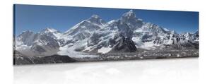 Obraz nádherný vrchol hory - 120x40 cm