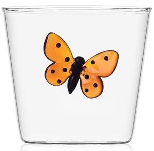 Ichendorf Milano designové sklenice na vodu Garden Pic Nic Tumbler Red Butterfly