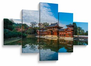 Obraz - Chrám Byodo-in, Japonsko (125x70 cm)