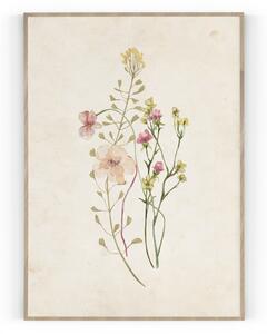 Plakát / Obraz Flowers Pololesklý saténový papír 40 x 50 cm