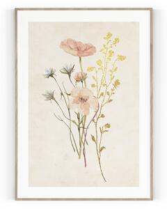 Plakát / Obraz Flowers Samolepící plátno 61 x 91,5 cm