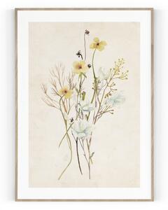 Plakát / Obraz Flowers Samolepící plátno 61 x 91,5 cm