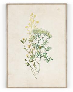 Plakát / Obraz Flowers Tiskové plátno 61 x 91,5 cm