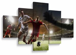 Obraz - Fotbalisté v akci (125x70 cm)