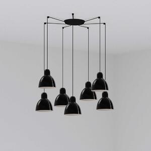 Faro Venice E27 závěsné keramické svítidlo Černá160mm7