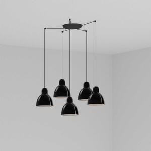 Faro Venice E27 závěsné keramické svítidlo Černá160mm5