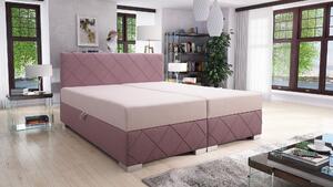 Čalouněná postel Mia, 200x180, růžová (an 5904/5903)