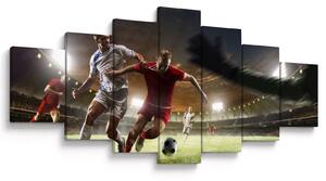 Obraz - Fotbalisté v akci (210x100 cm)