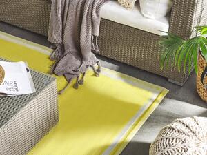 Venkovní koberec 120 x 180 cm žlutý ETAWAH