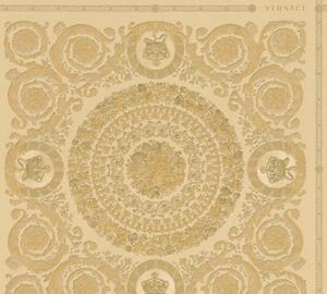 Vliesové tapety na zeď Versace IV 37055-4, rozměr 10,05 m x 0,70 m, barokní ornamenty zlaté, A.S. Création