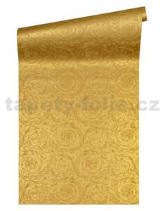 Vliesové tapety na zeď Versace IV 36692-3, rozměr 10,05 m x 0,70 m, barokní vzor zlatý, A.S. Création