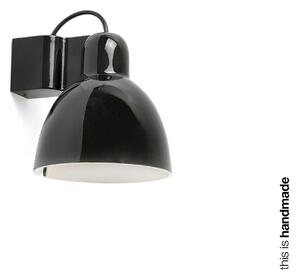 Faro Venice E27 nástěnné keramické svítidlo Černá