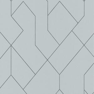 Vliesové tapety na zeď Graphics & Basics 5417-10, rozměr 10,05 m x 0,53 m, skandinávský vzor šedý, Erismann